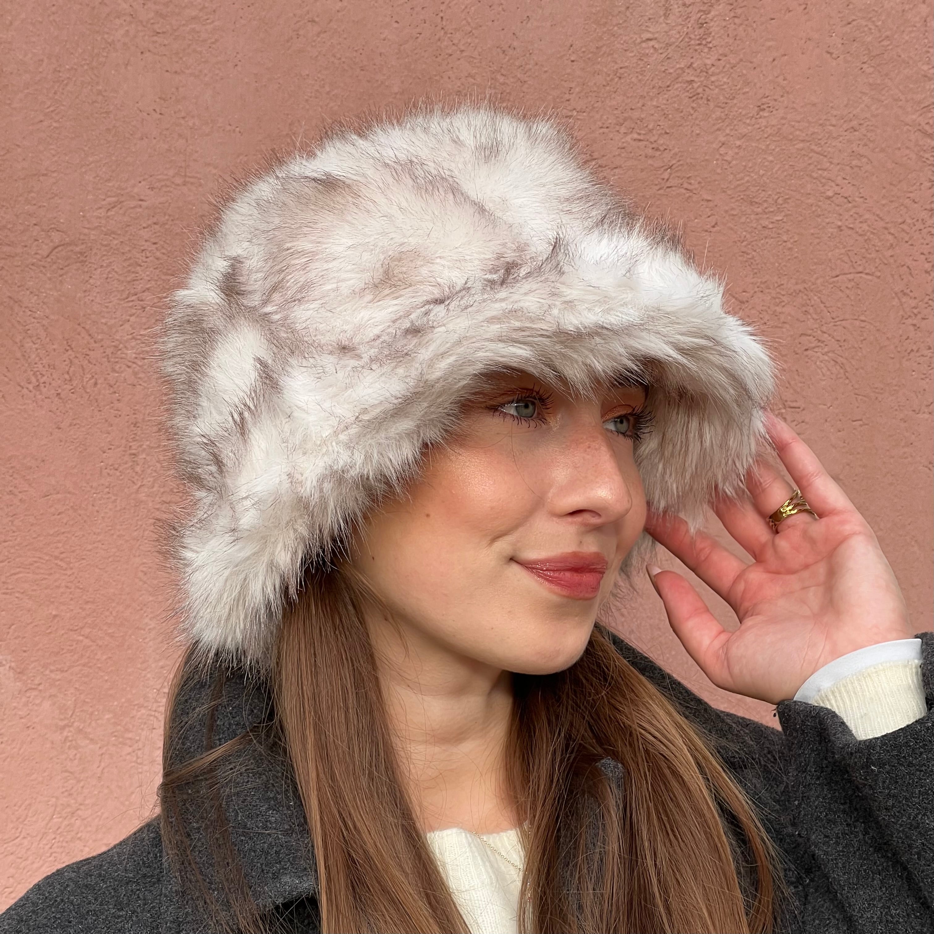 Faux fur hat