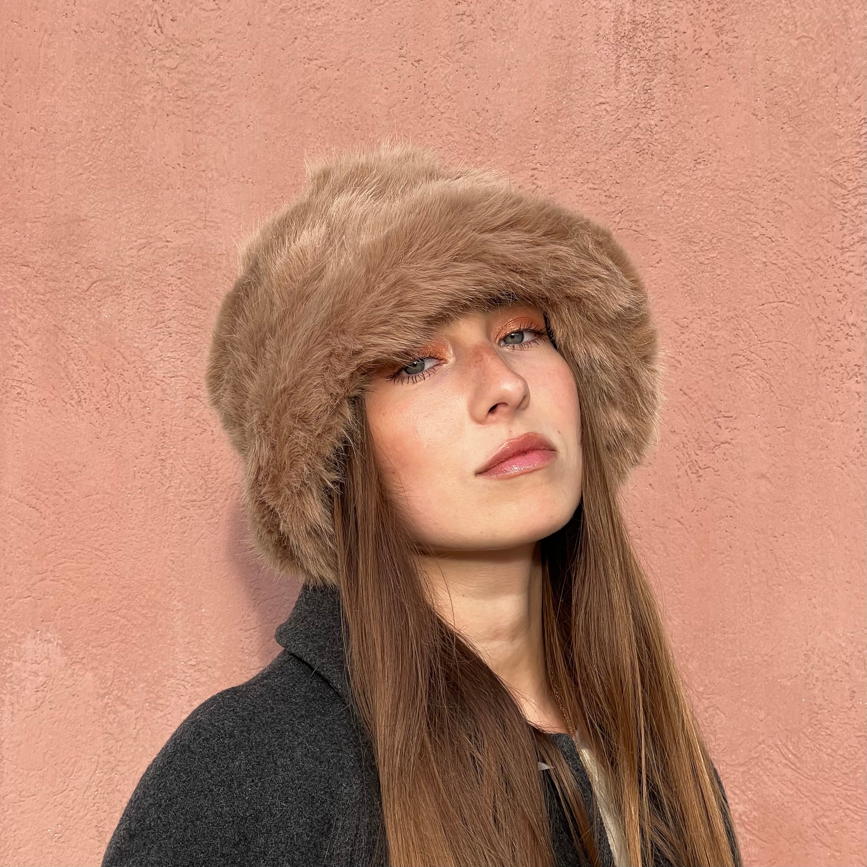 Faux fur hat
