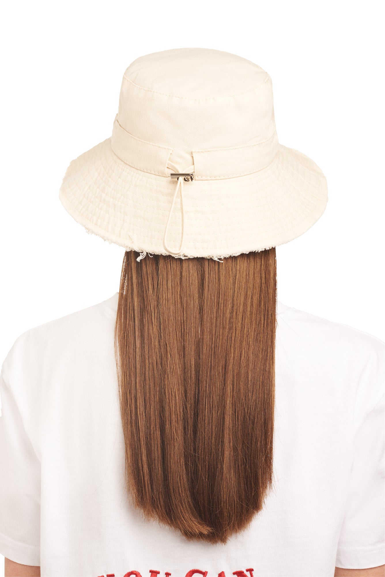 Vanilla ice cream bucket hat