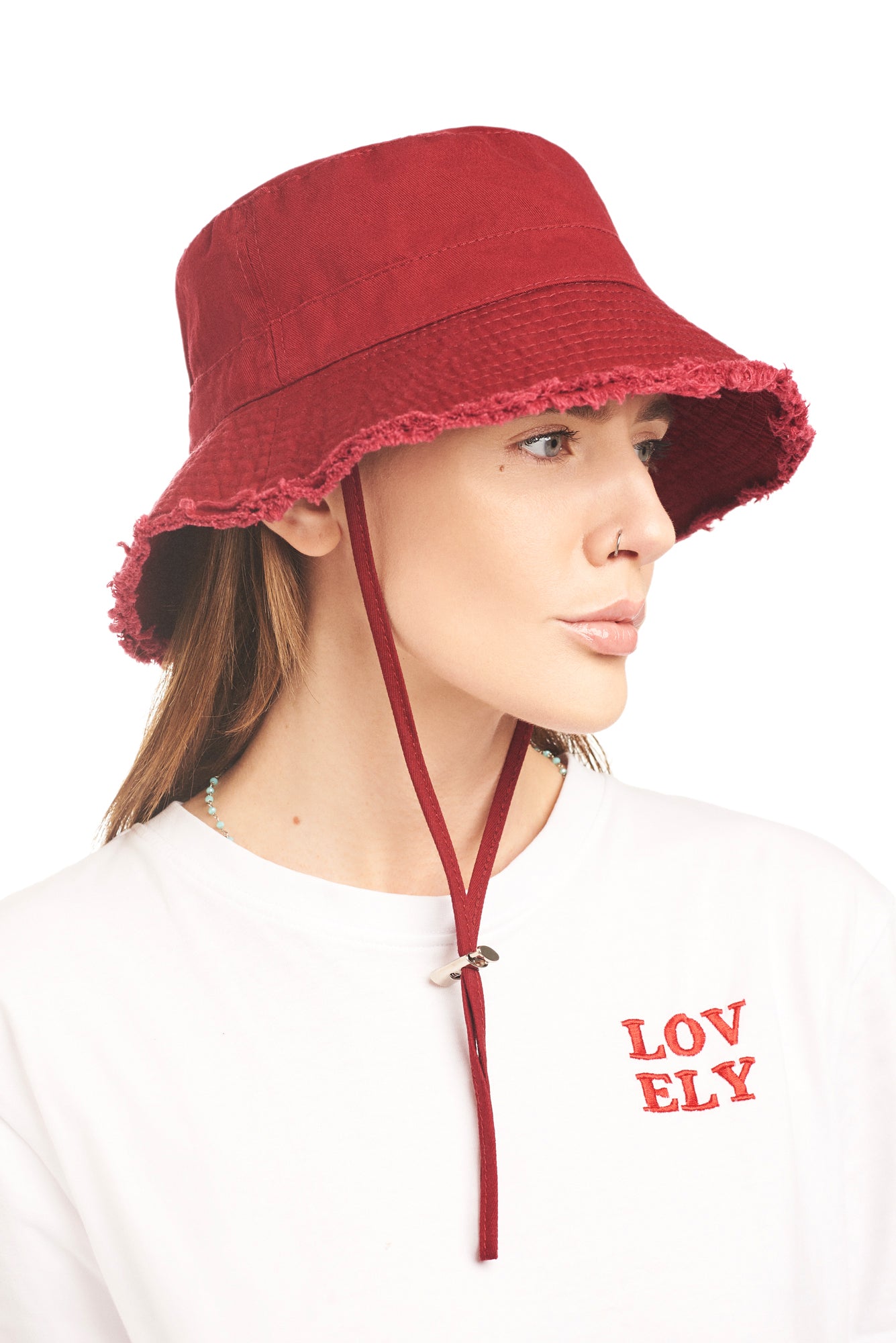 Cherry bucket hat