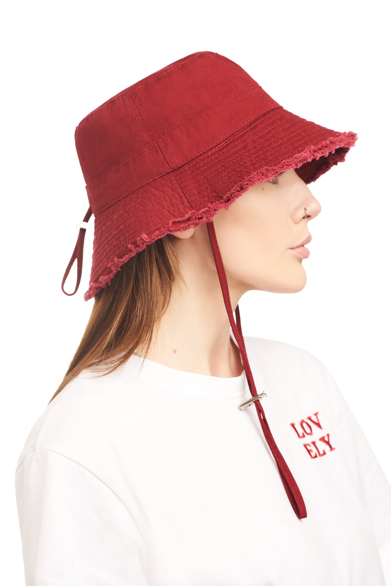 Cherry bucket hat