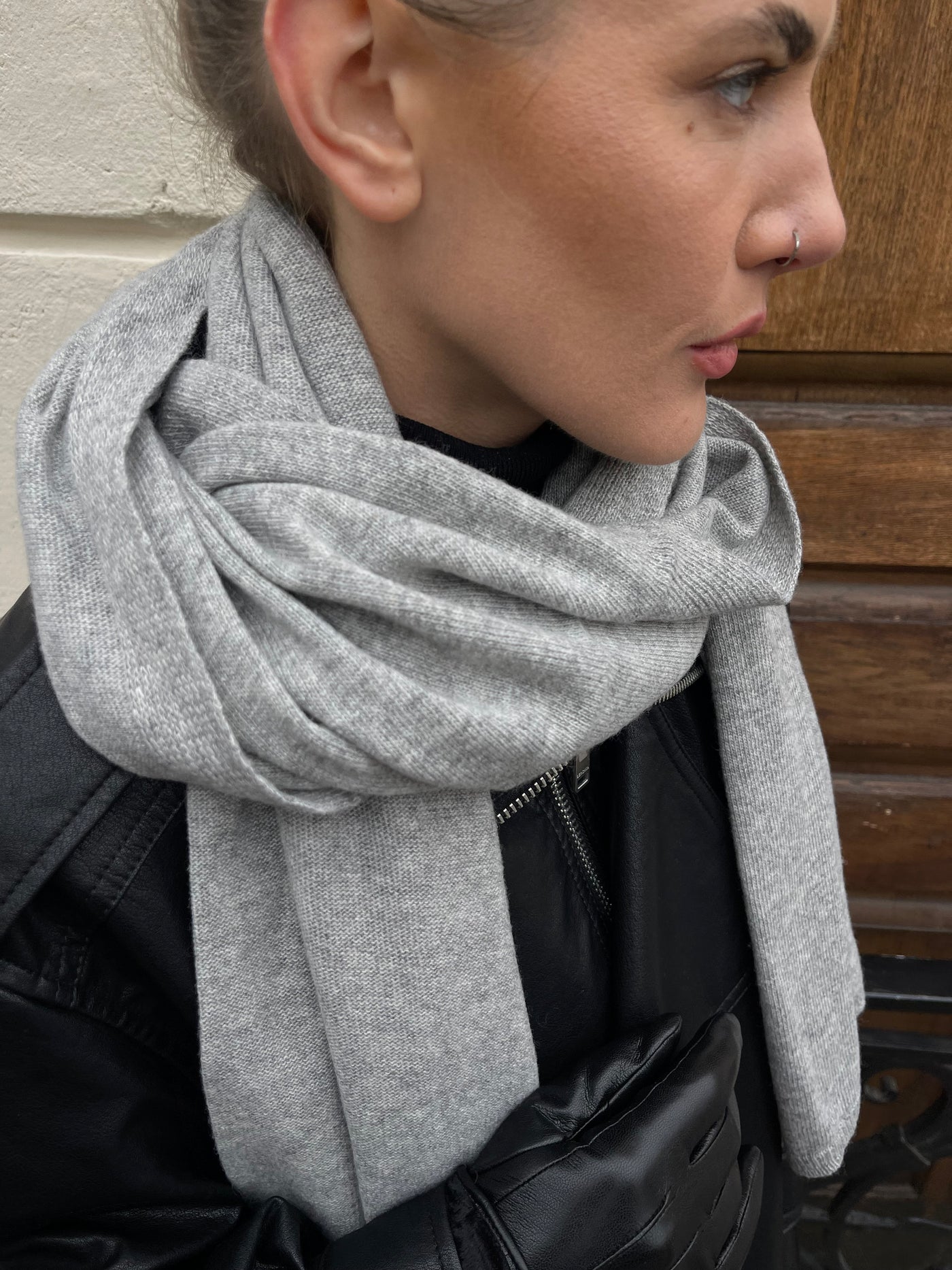 Wool and cashmere scarf — vaizdas 2