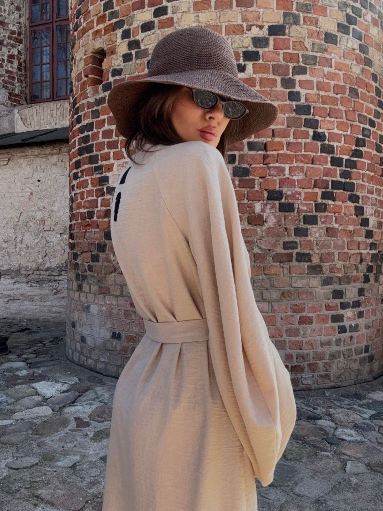Raffia skrybėlė